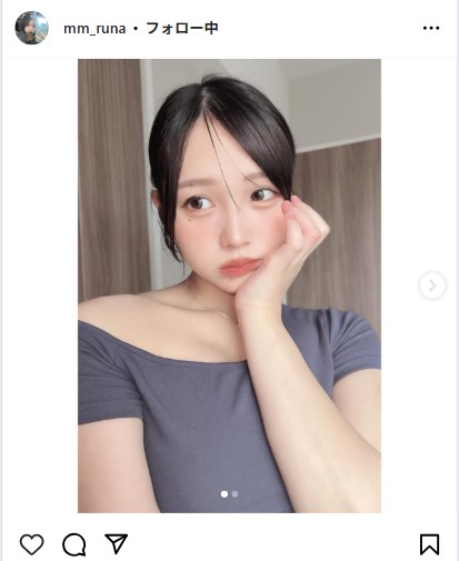 森元流那のインスタグラムから