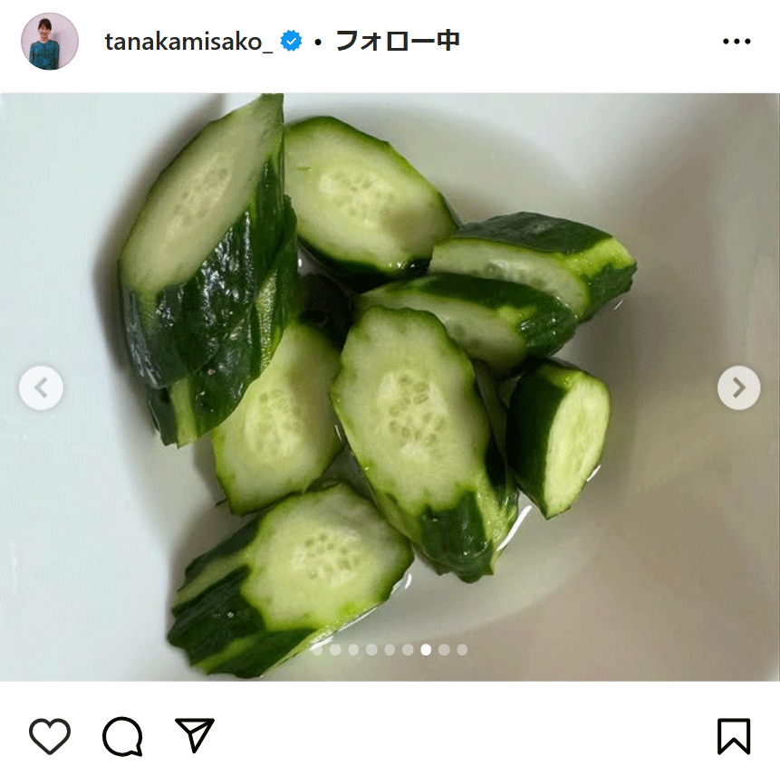 田中美佐子のインスタグラムから