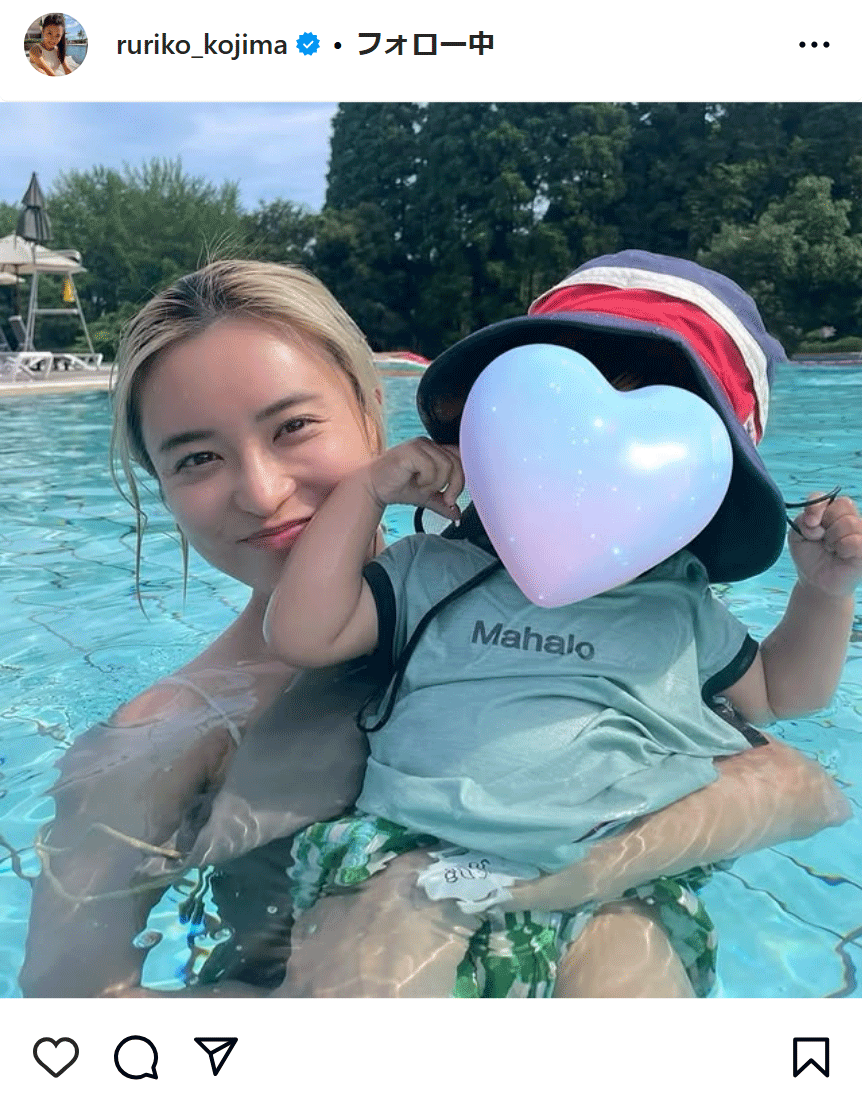 小島瑠璃子のインスタグラムから