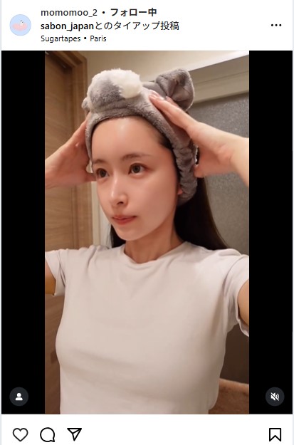 新山桃子のインスタグラムから
