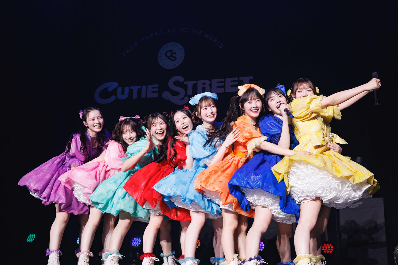 「CUTIE STREET単独LIVE　－03 STREET－」でパフォーマンスするCUTIE STREET（C）ヨシモリユウナ