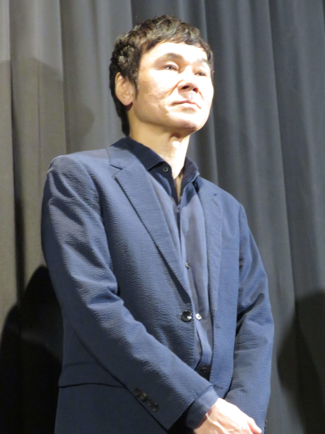 映画「『桐島です』」公開記念舞台あいさつに登壇した甲本雅裕（撮影・村上幸将）