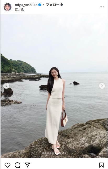 吉井美優のインスタグラムから