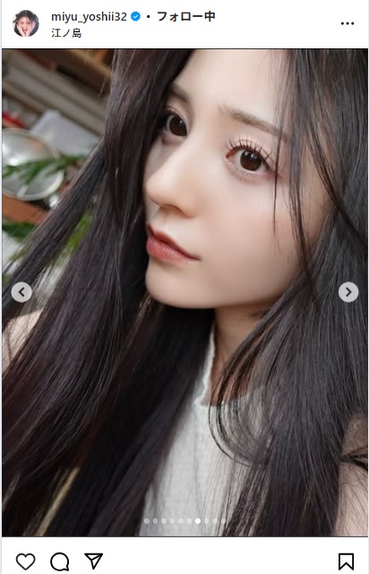 26時のマスカレイド」元メンバー吉井美優「美しすぎる」ノースリーブ姿