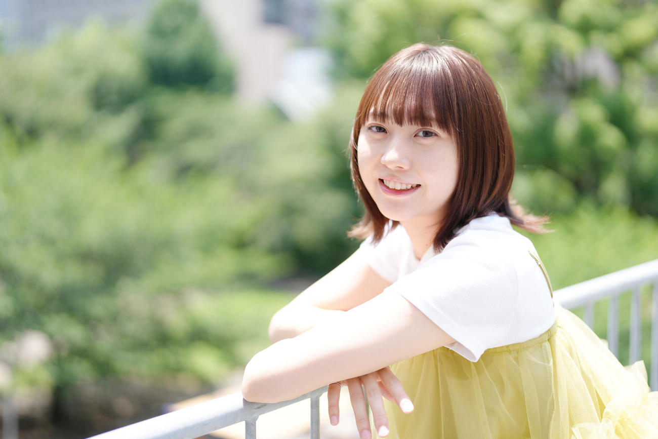 舞台への思いを語った木﨑ゆりあ（撮影・足立雅史）