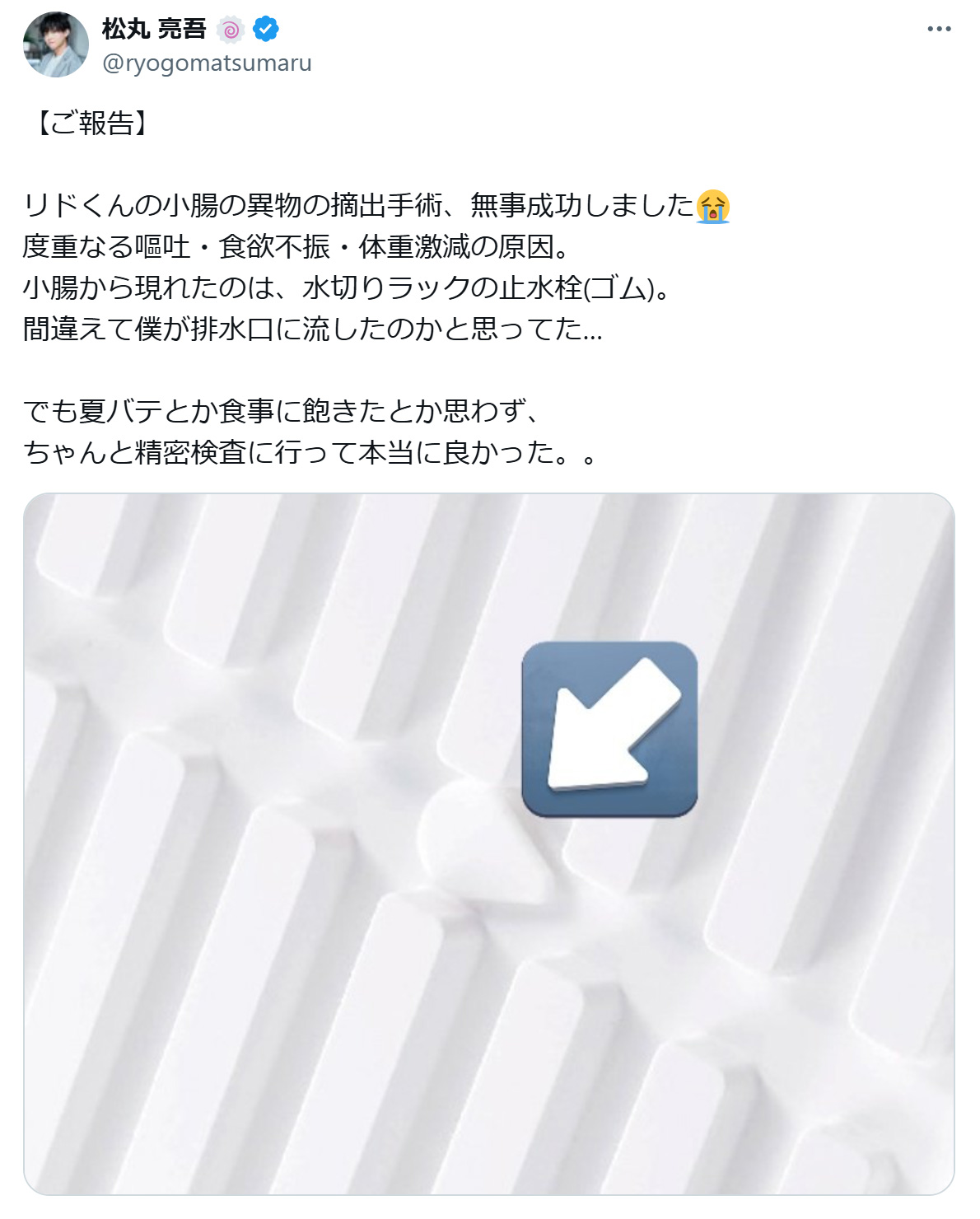 松丸亮吾のXから