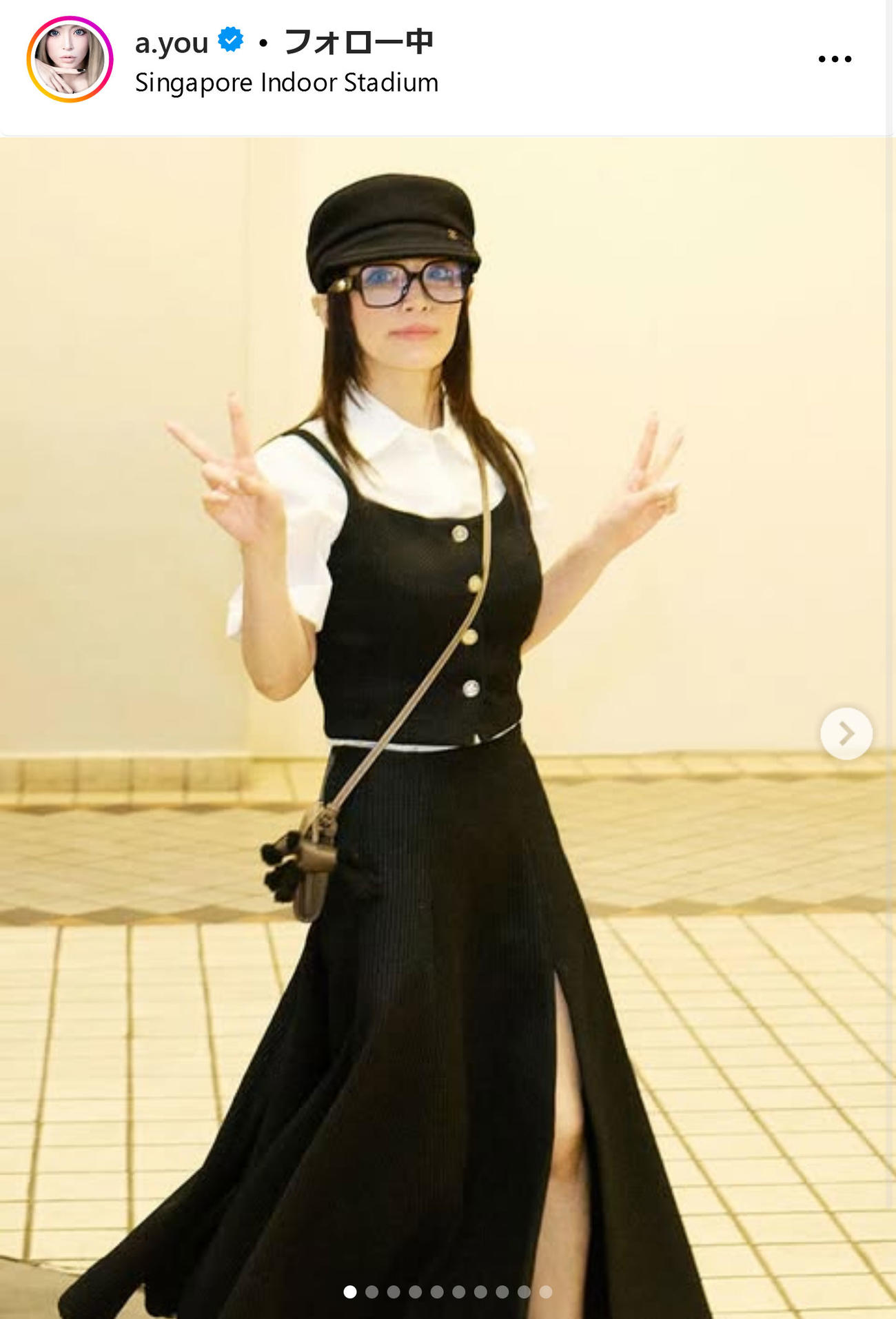 浜崎あゆみインスタグラムから