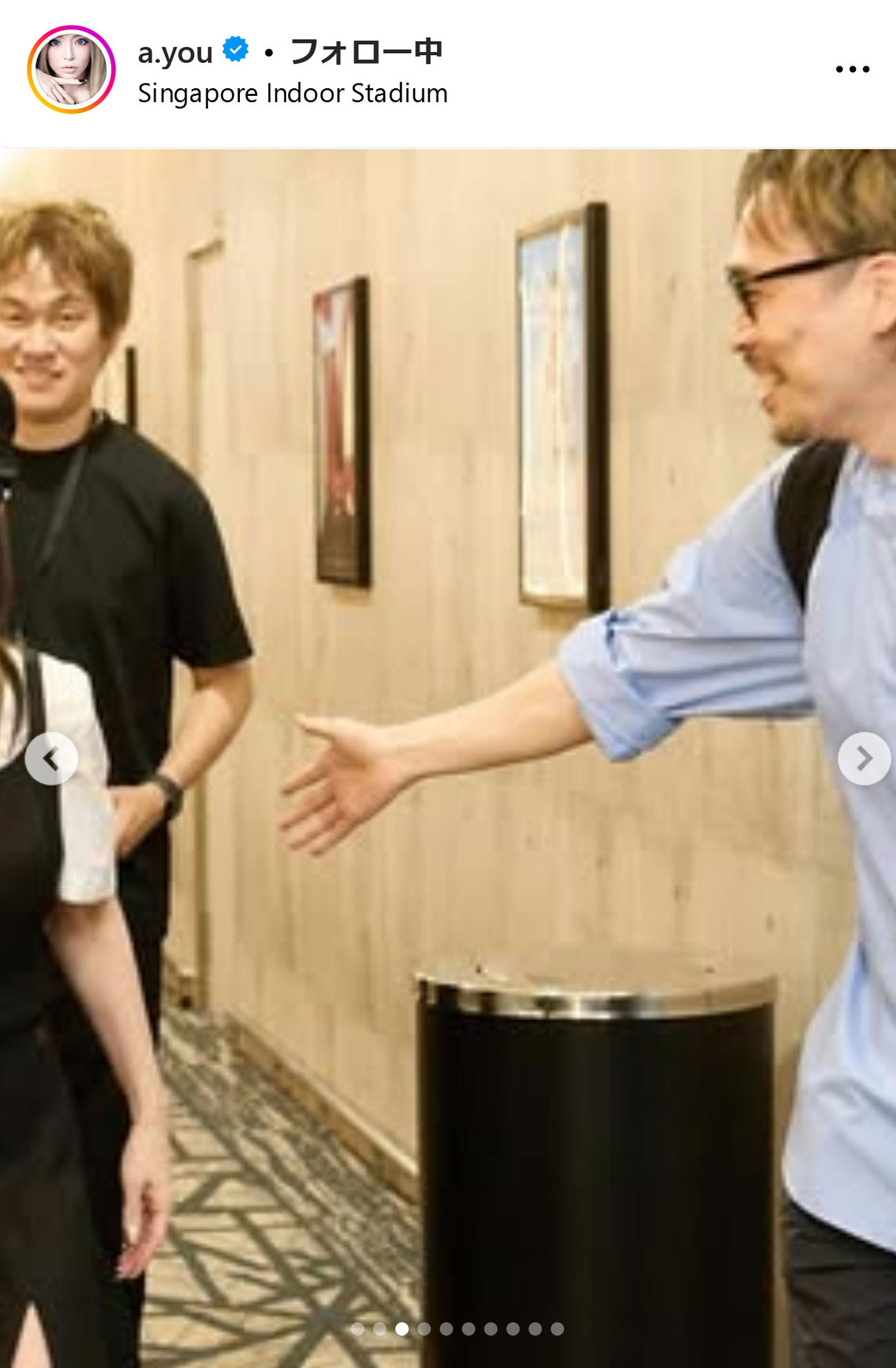 浜崎あゆみインスタグラムから