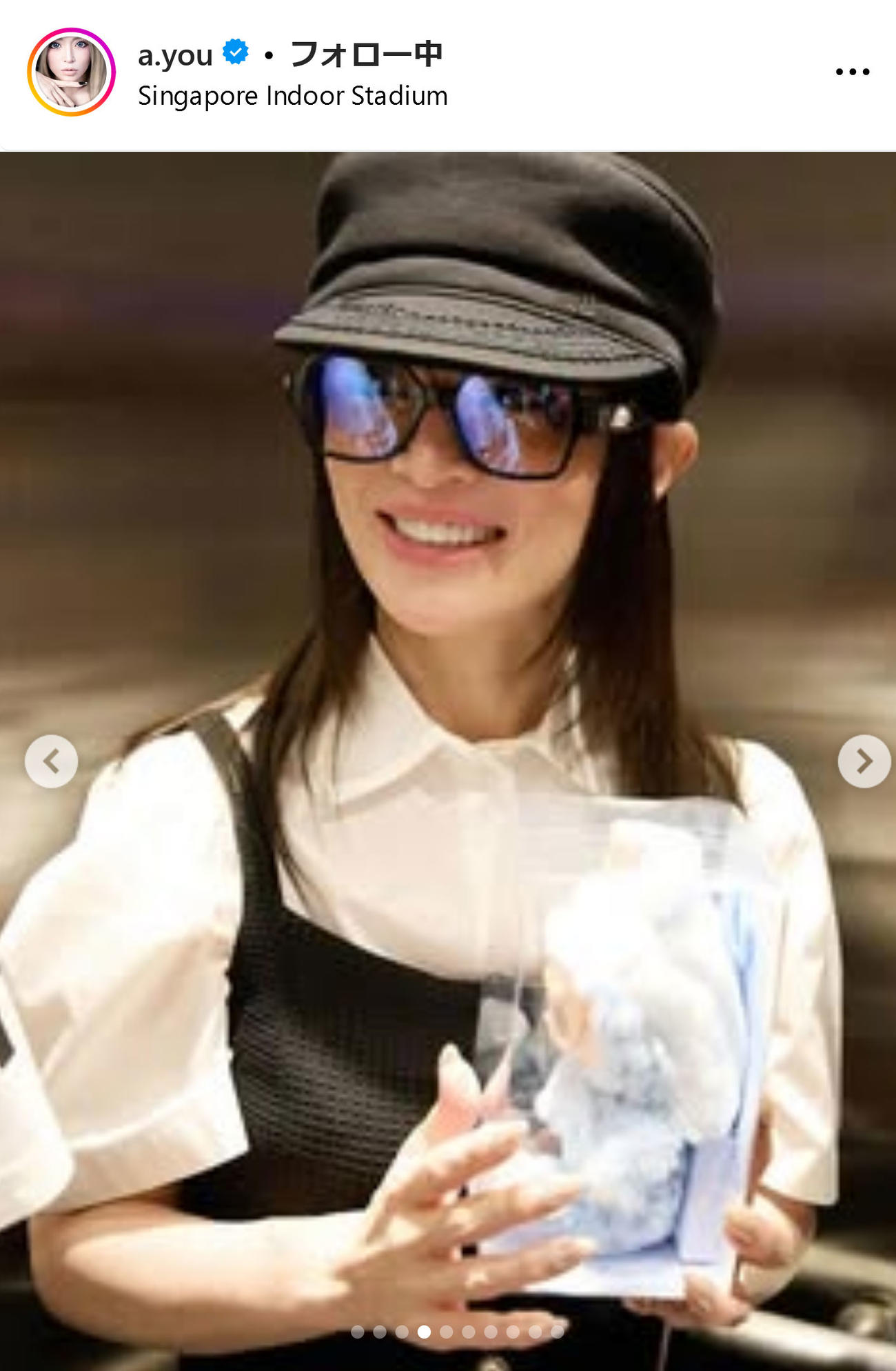 浜崎あゆみインスタグラムから