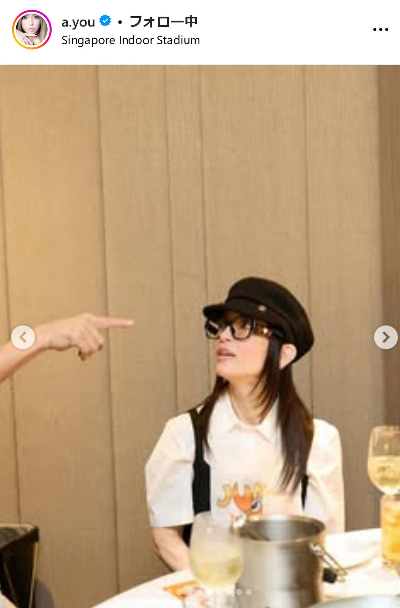 浜崎あゆみインスタグラムから
