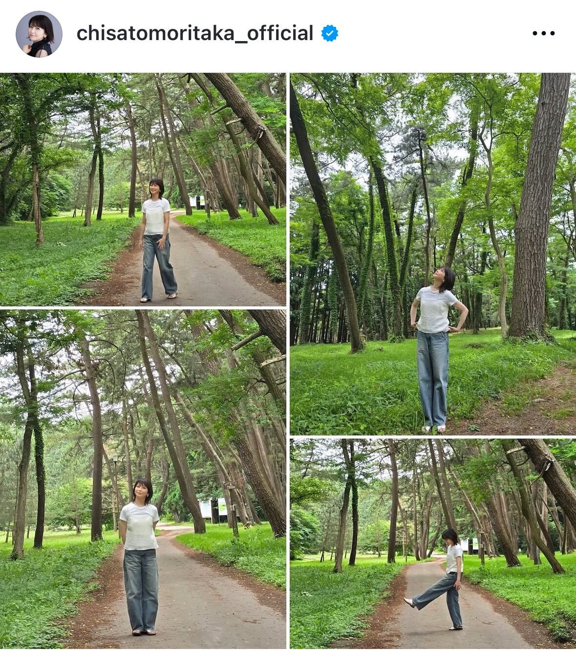 森高千里のインスタグラムから