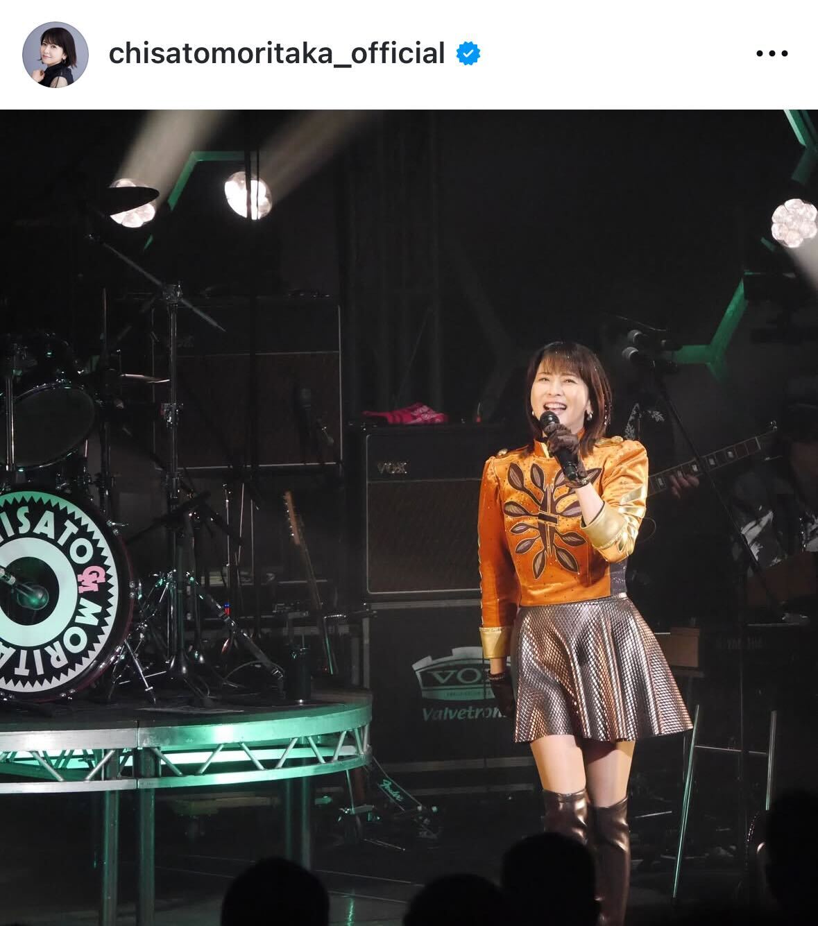 森高千里のインスタグラムから