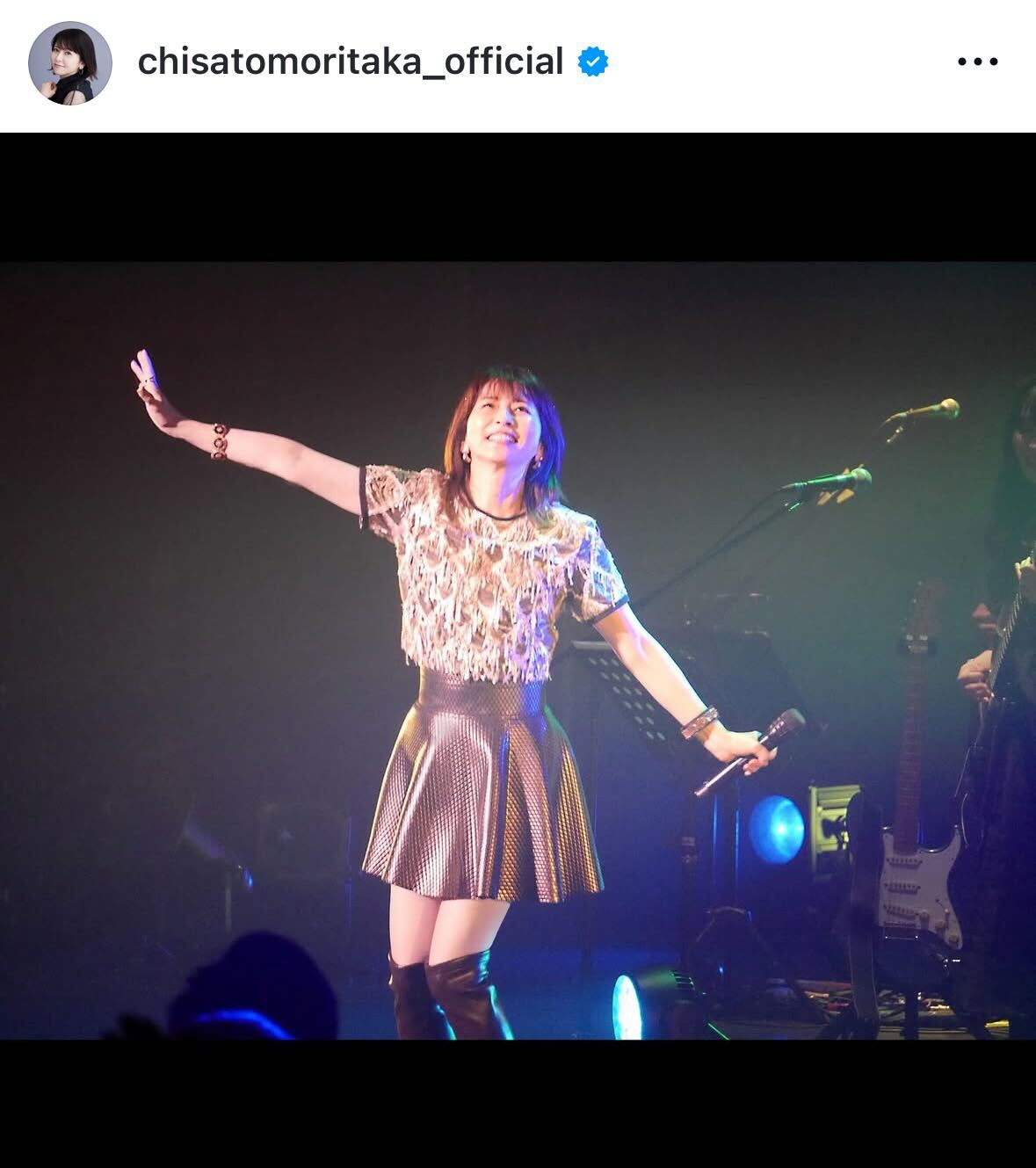 森高千里のインスタグラムから