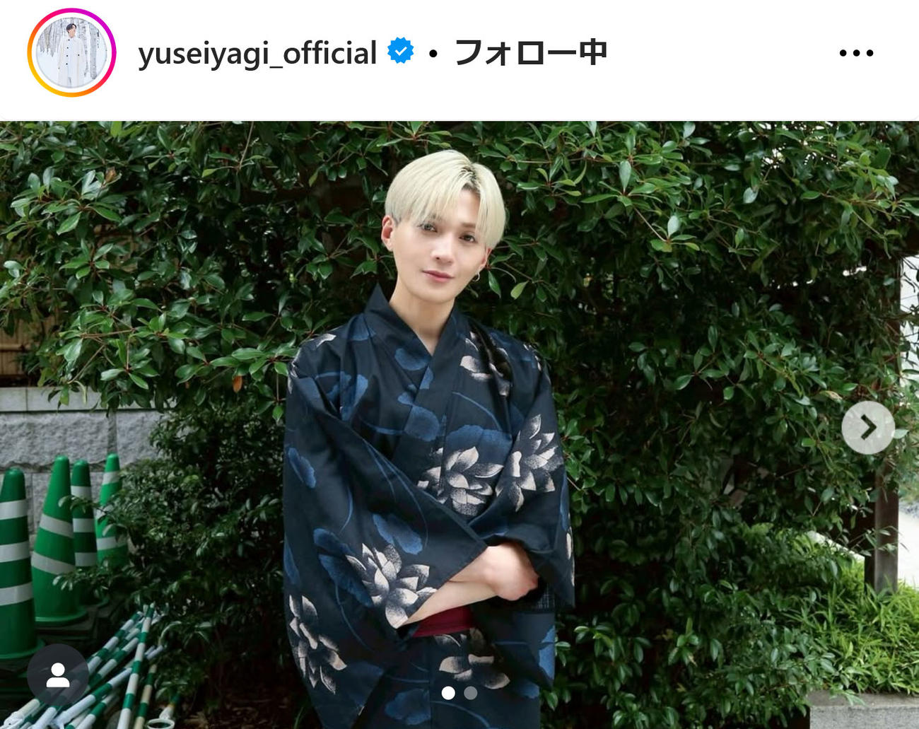 FANTASTICS八木勇征のインスタグラムから