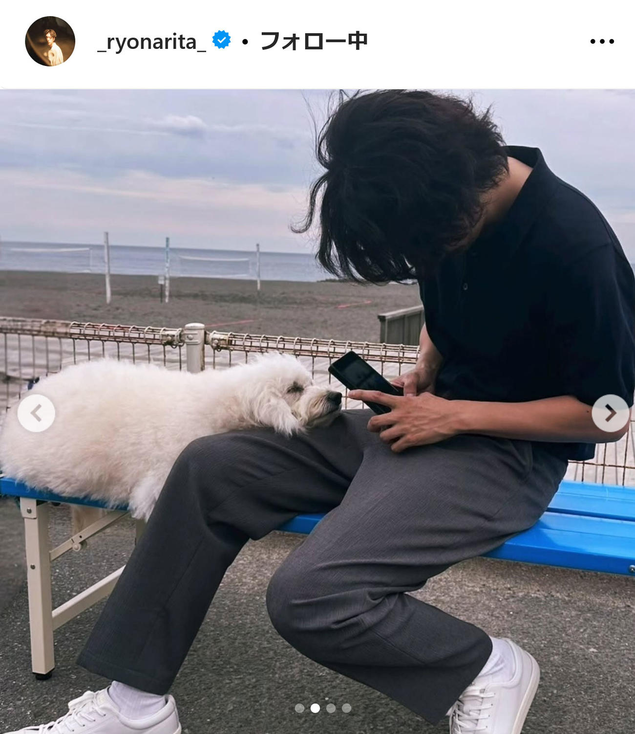 成田凌インスタグラムから