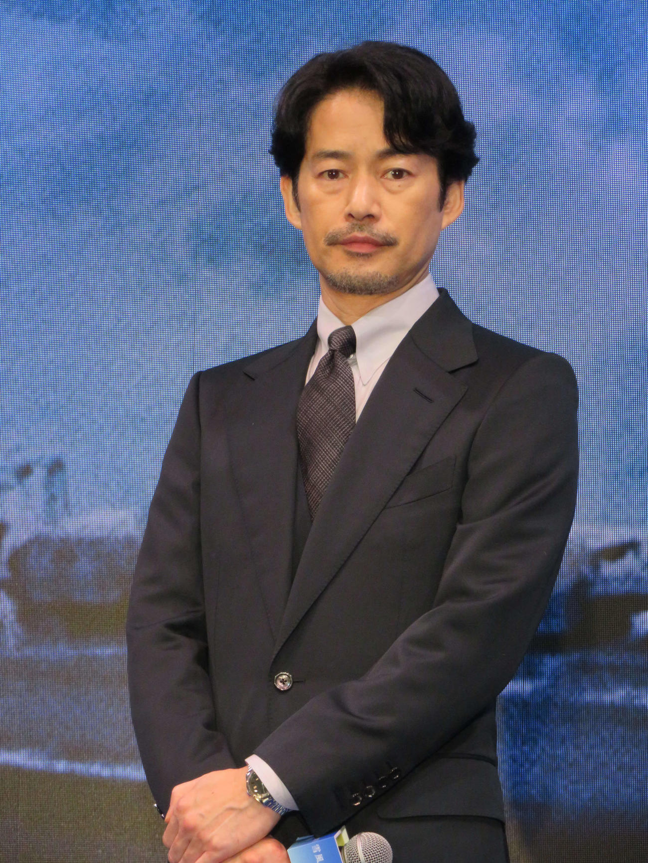 映画「雪風　YUKIKAZE」完成報告に出席した竹野内豊（撮影・村上幸将）