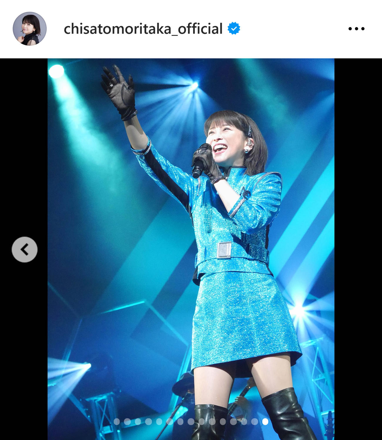 森高千里のインスタグラムから