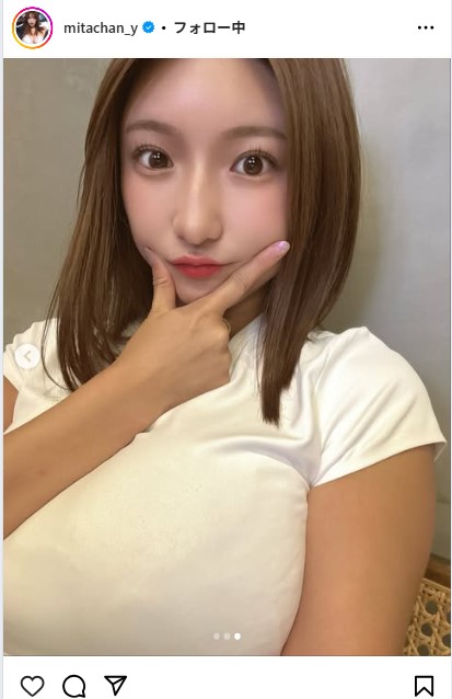 三田悠貴のインスタグラムから