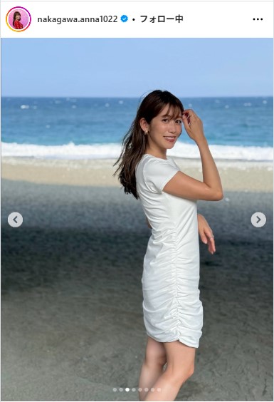 中川安奈のインスタグラムから