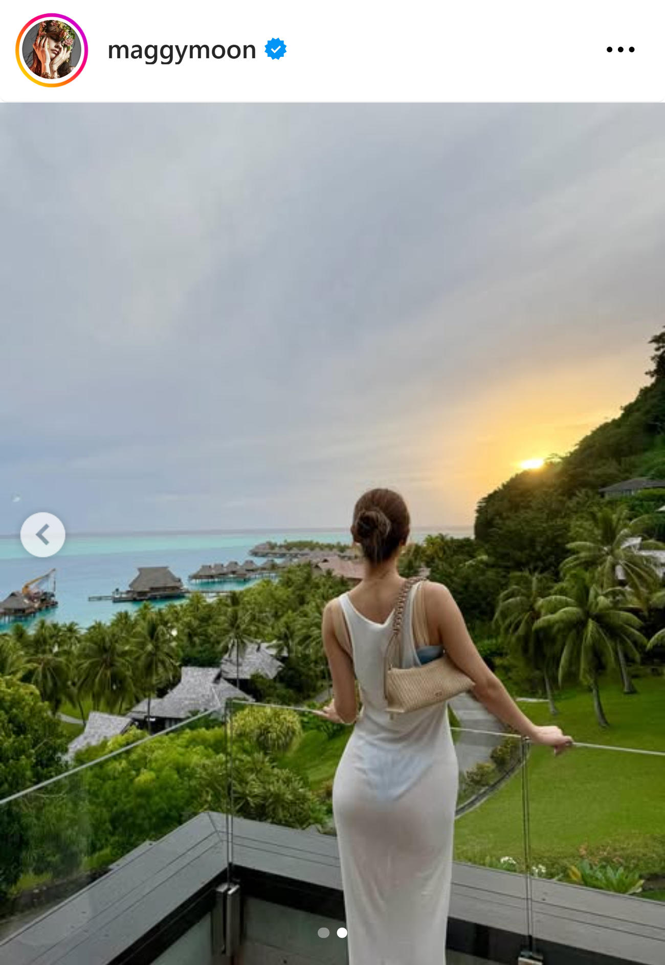 マギーのインスタグラムから