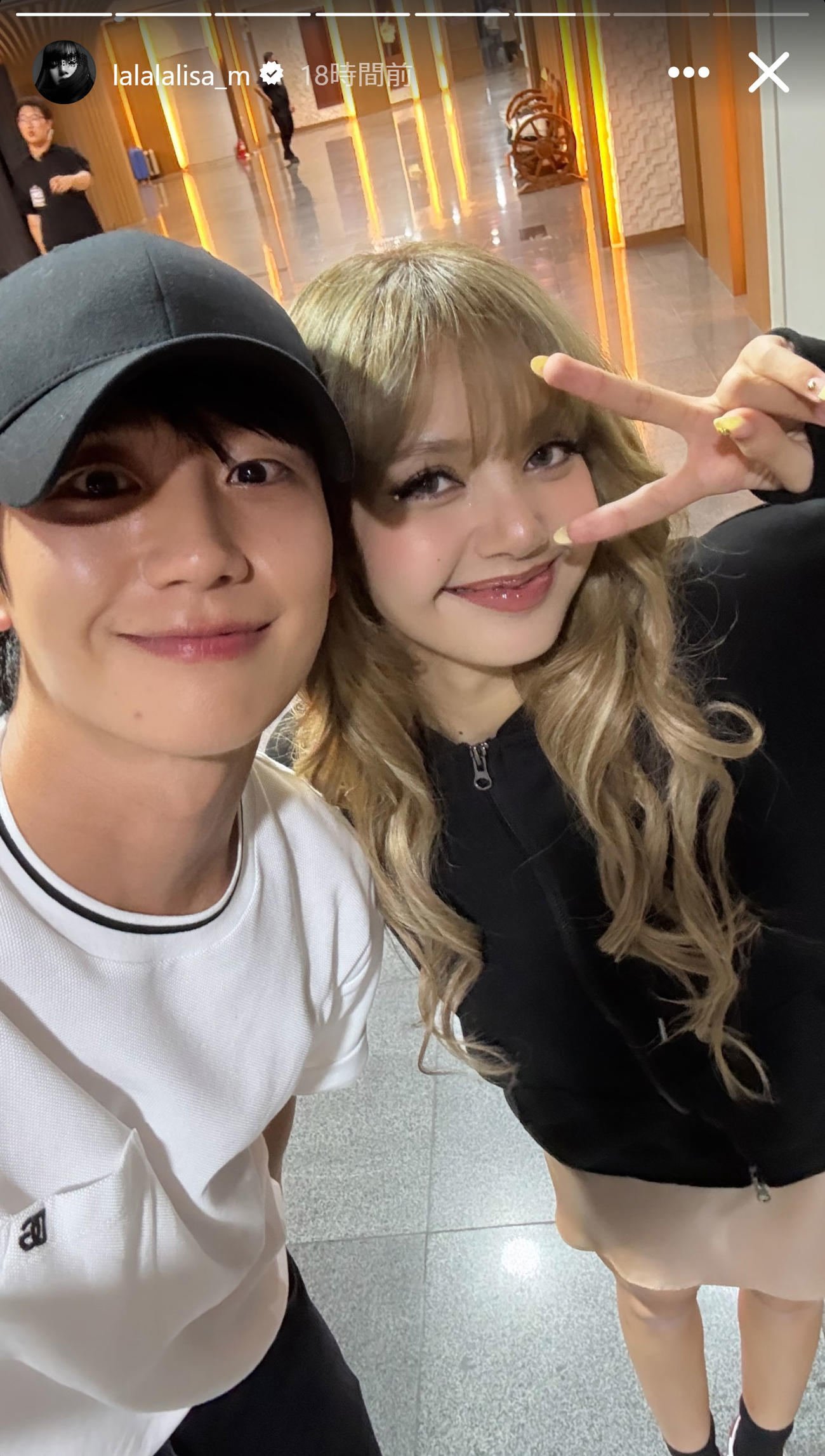 BLACKPINKリサのインスタグラムから
