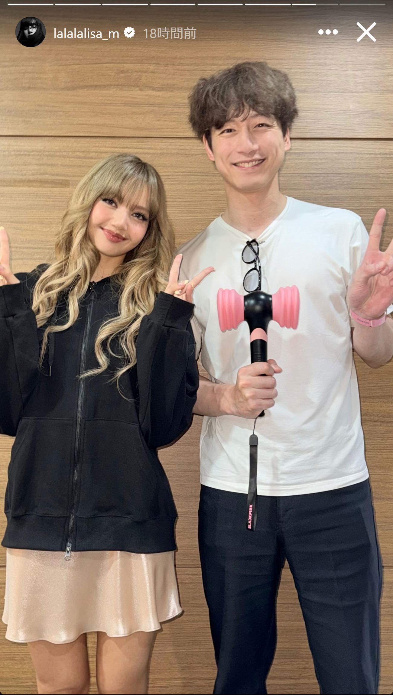 BLACKPINKリサのインスタグラムから