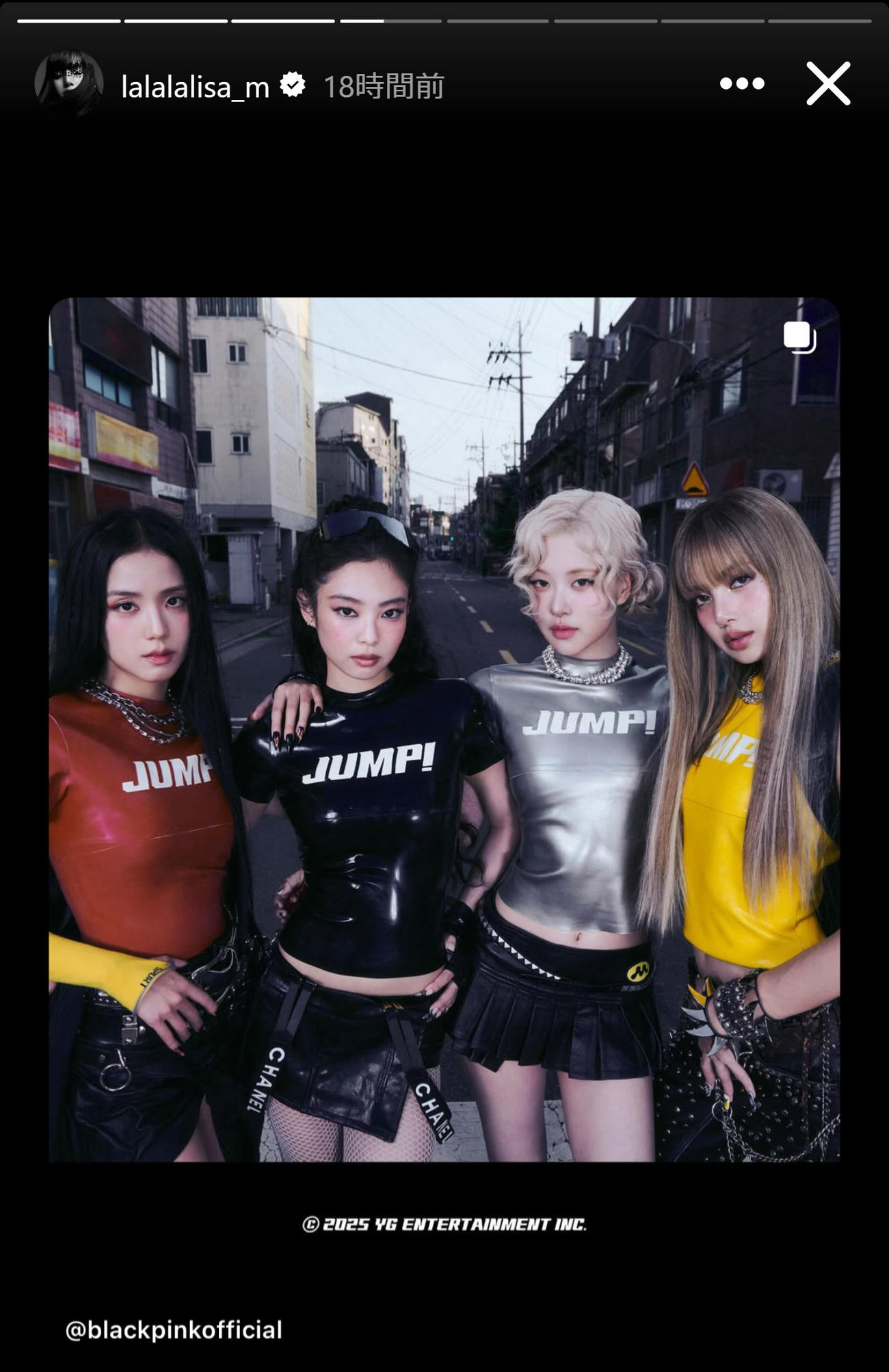 BLACKPINKリサのインスタグラムから