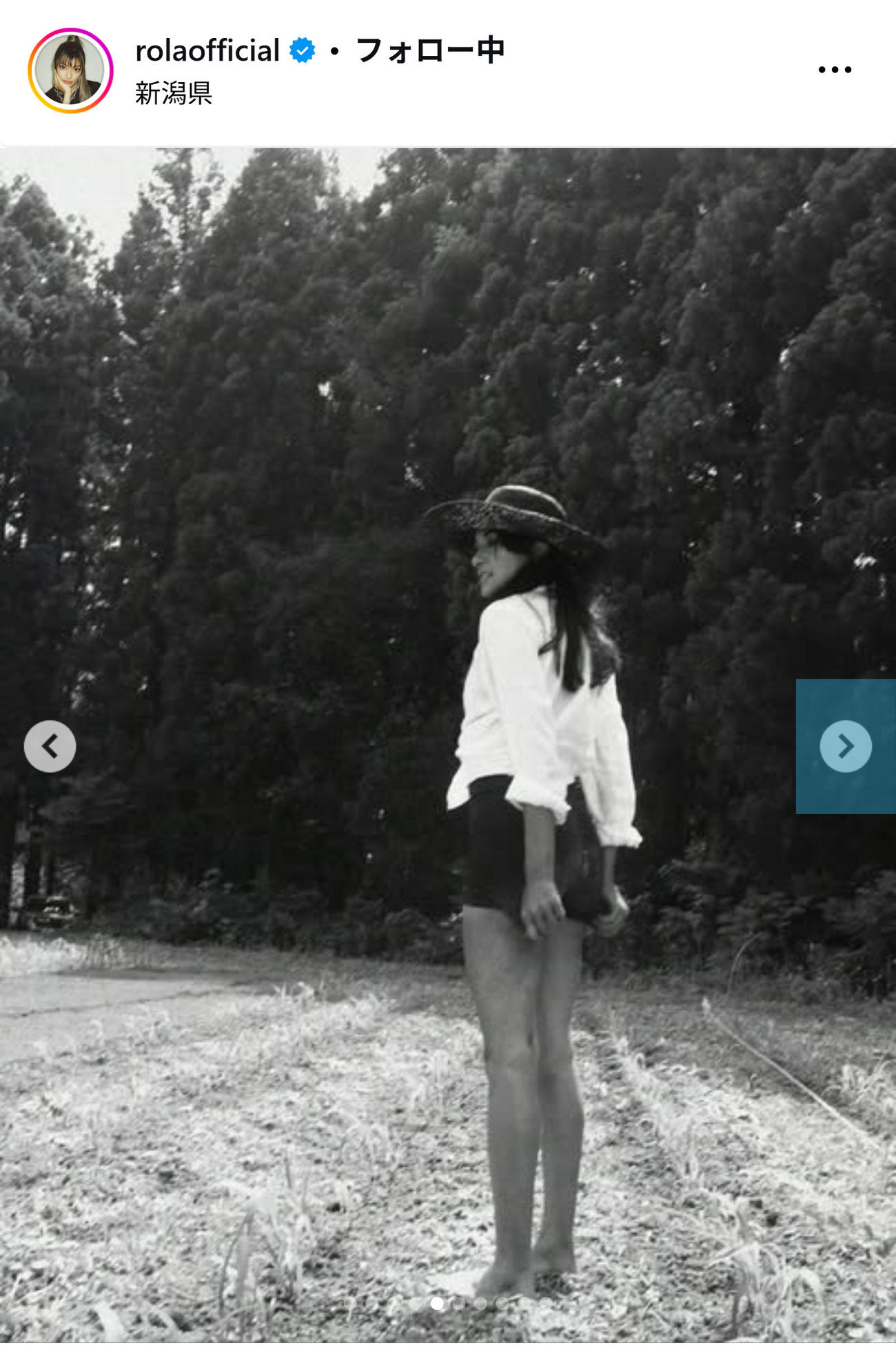 ローラのインスタグラムから