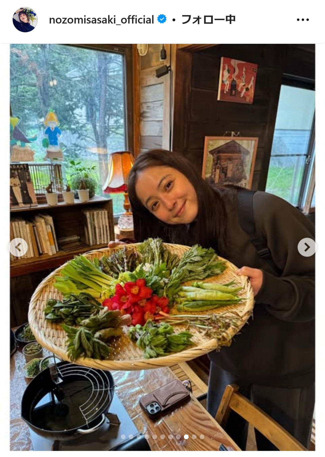 佐々木希インスタグラムから