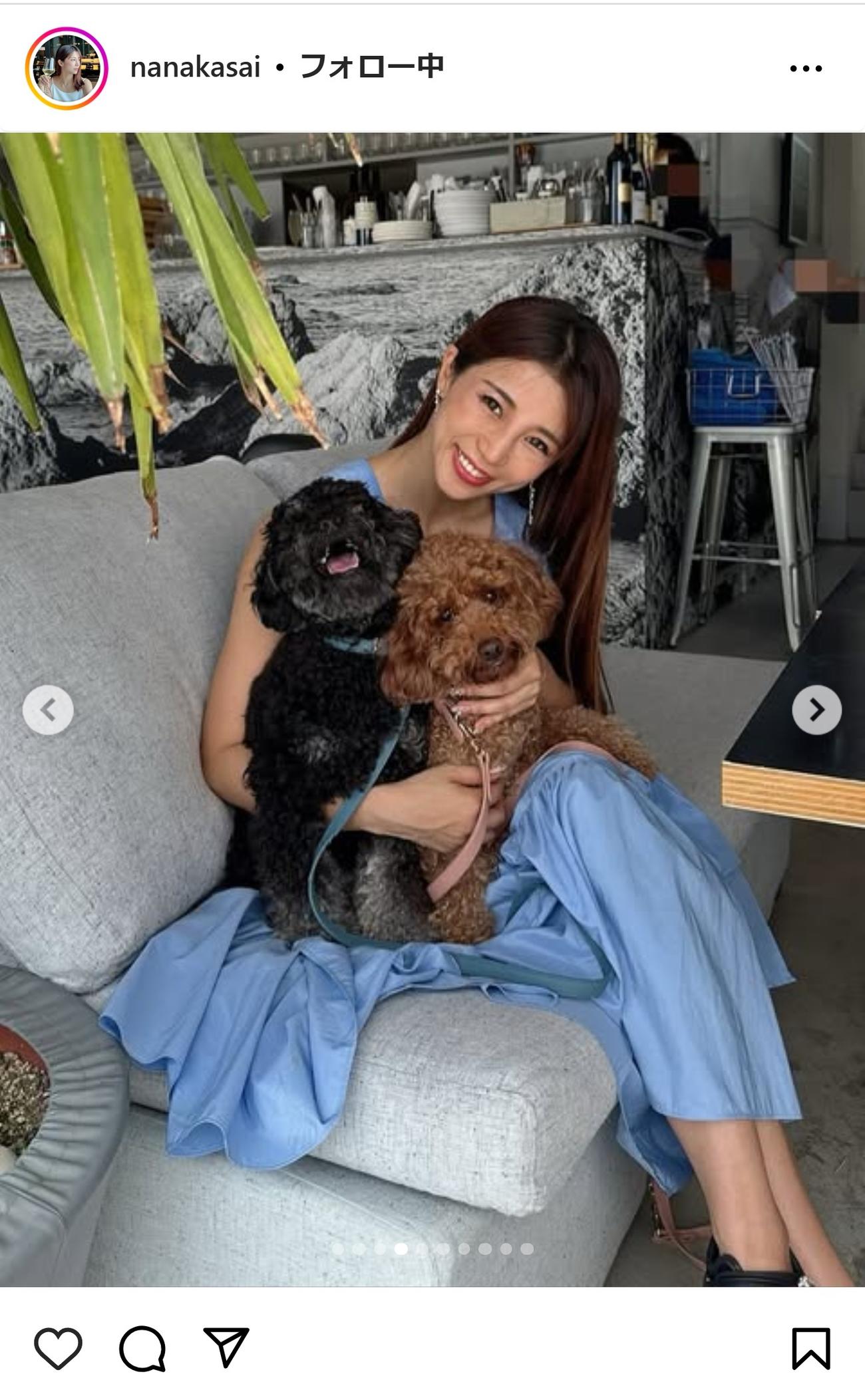 華彩ななのインスタグラムから