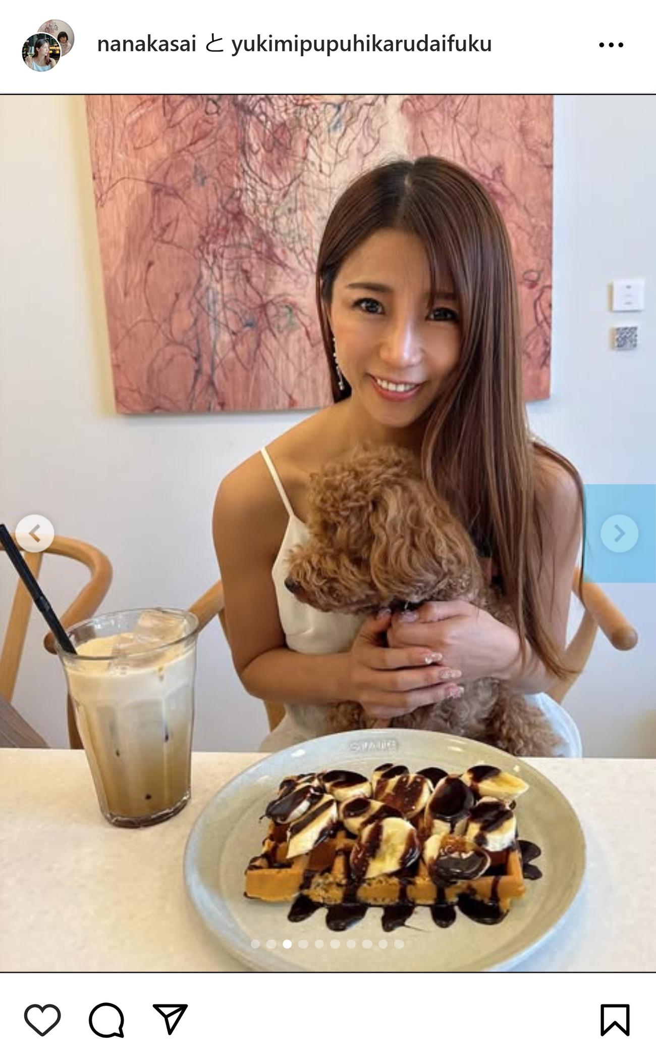 華彩ななのインスタグラムから