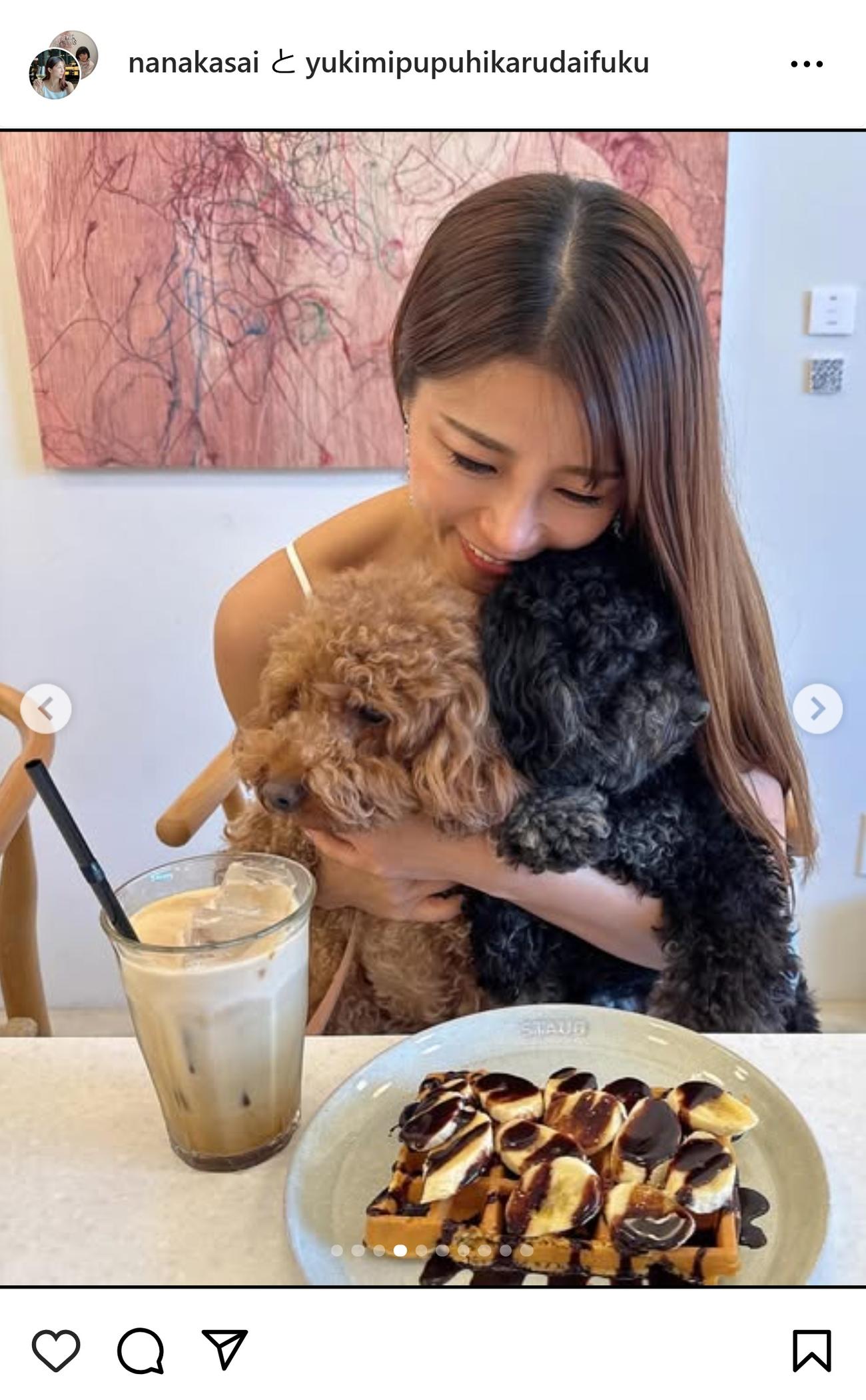 華彩ななのインスタグラムから