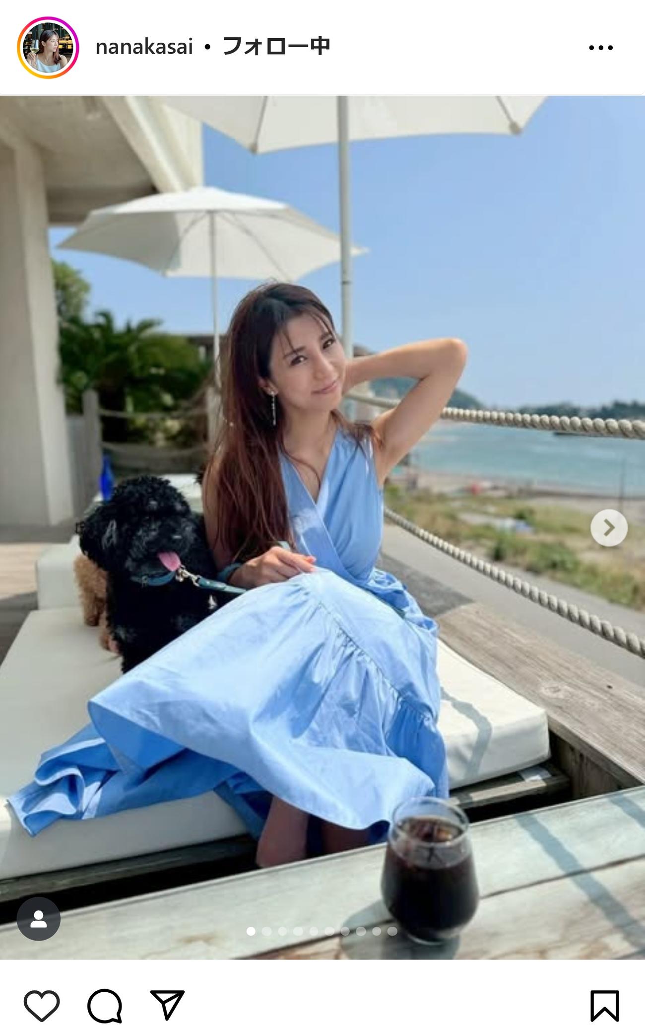 華彩ななのインスタグラムから
