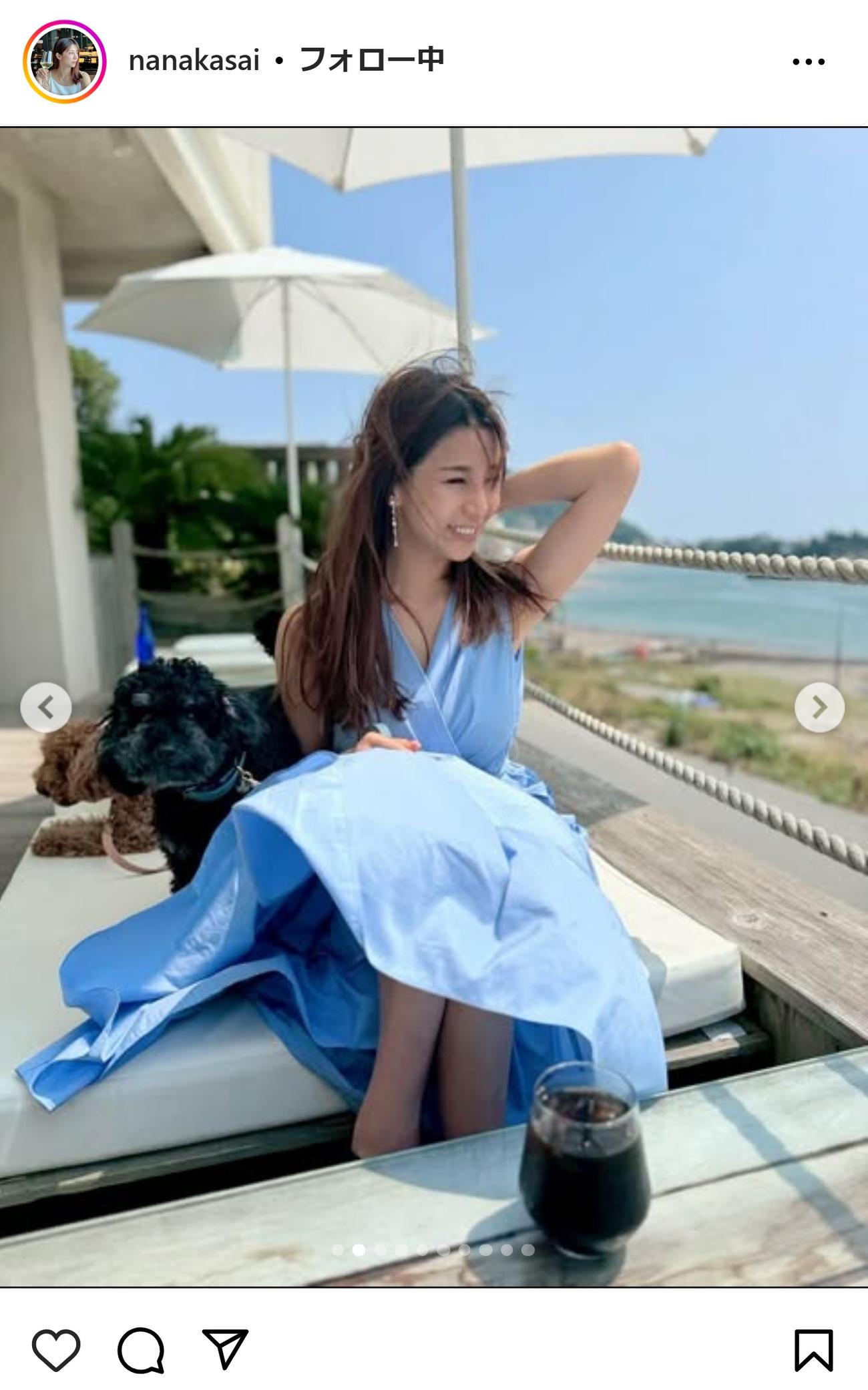 華彩ななのインスタグラムから
