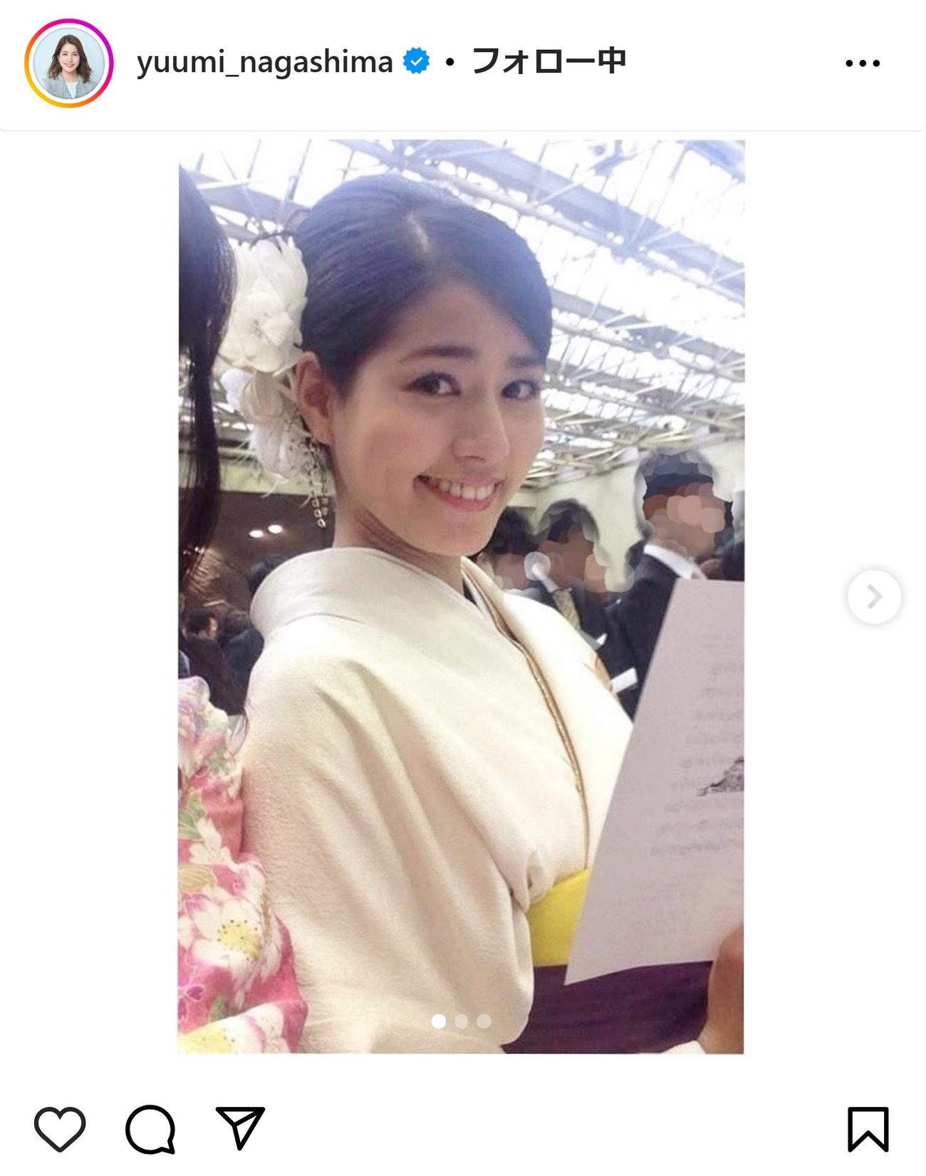 永島優美のインスタグラムから