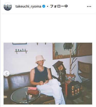 竹内涼真のインスタグラムから