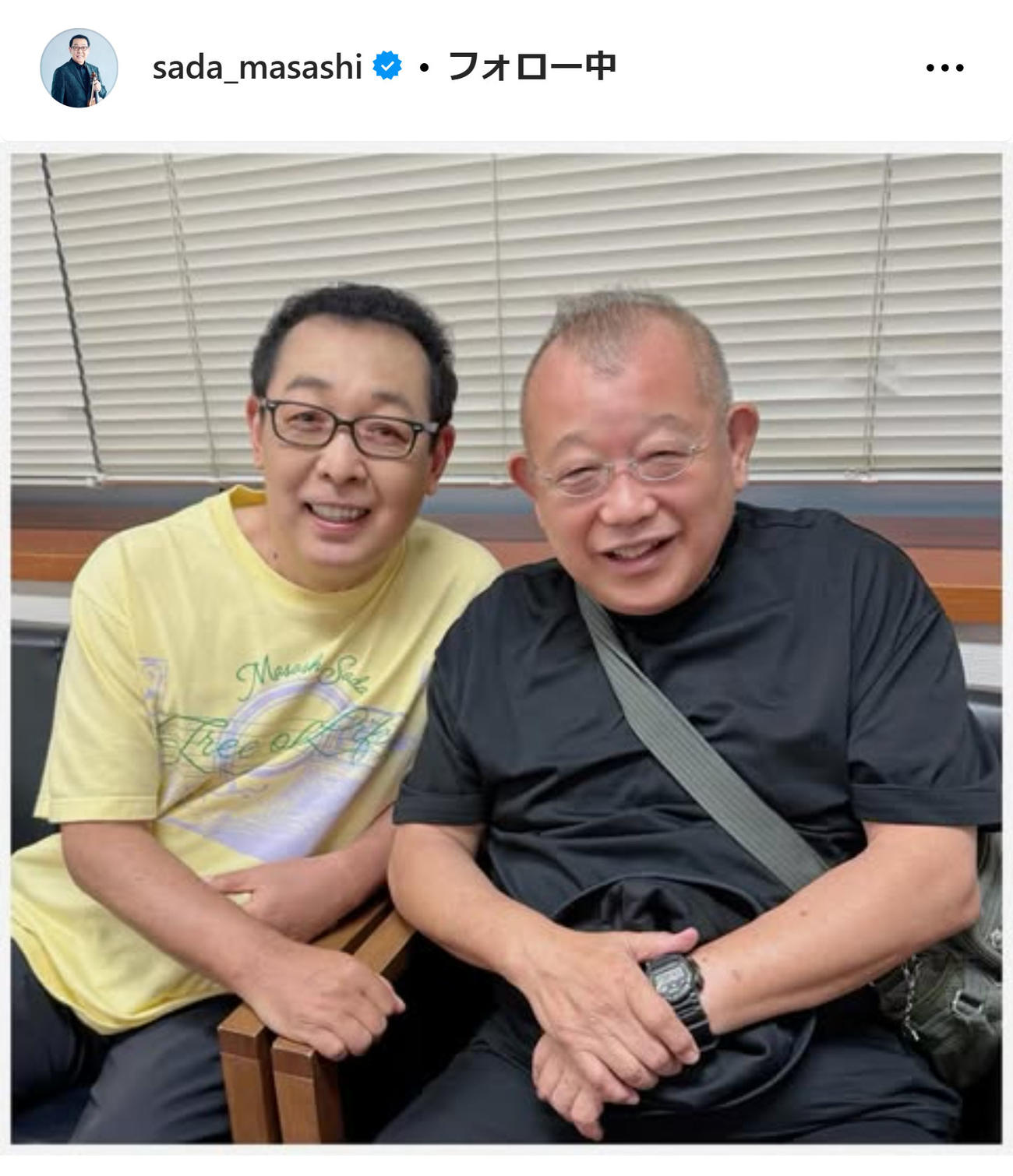 さだまさしのインスタグラムから