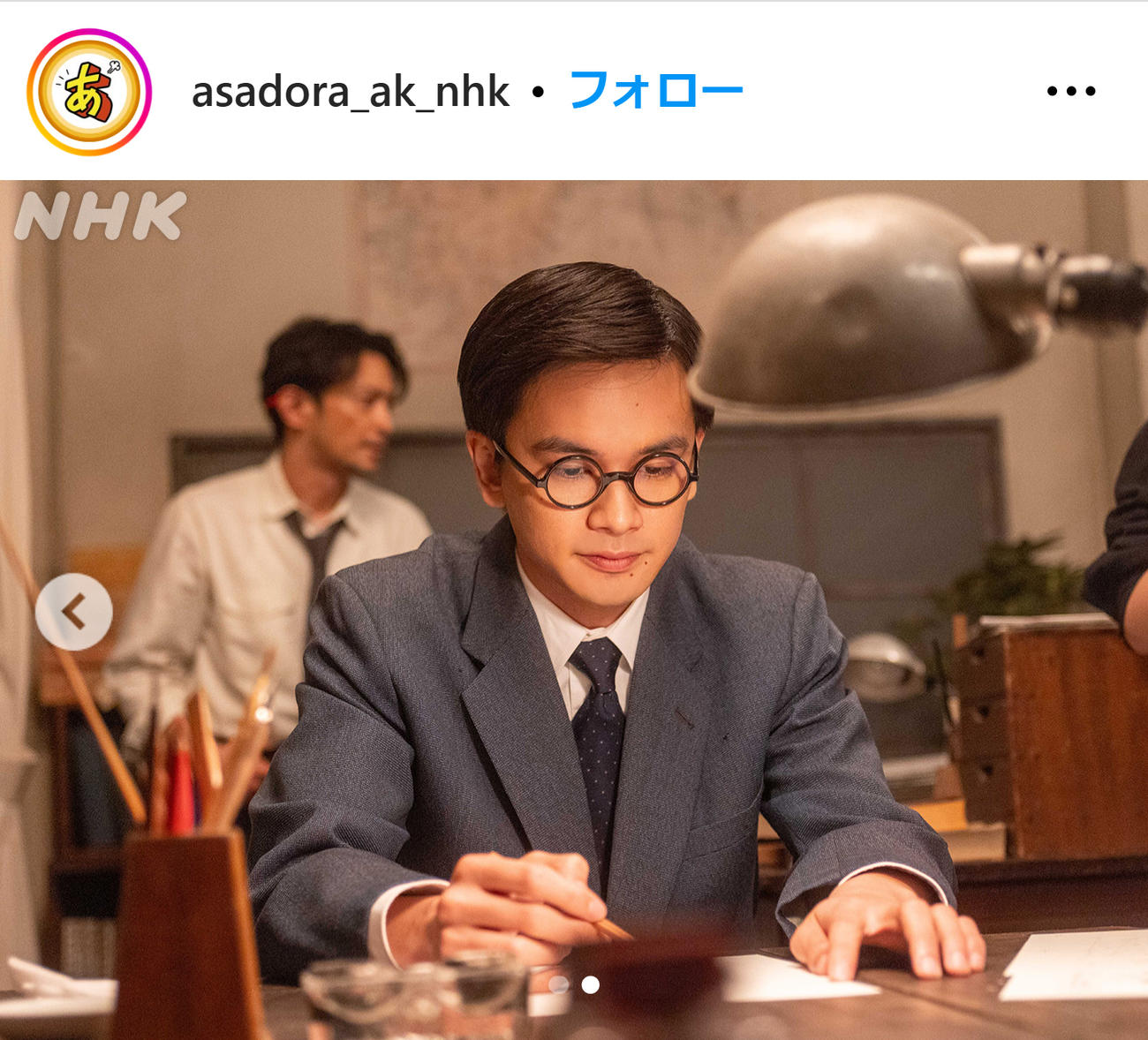 朝ドラ「あんぱん」の公式インスタグラムから