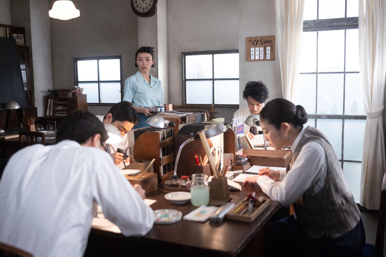 NHK連続テレビ小説「あんぱん」の1場面（C）NHK