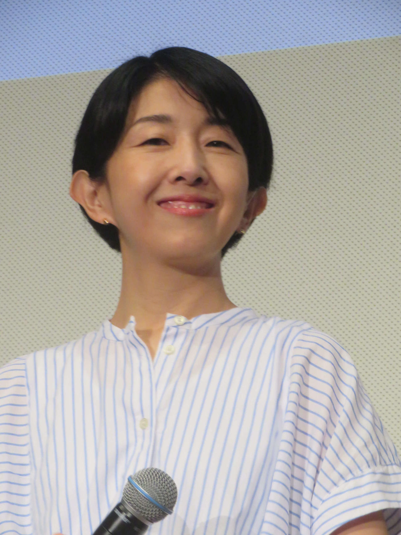 映画「ルノワール」ティーチイン上映会に出席した早川千絵監督（撮影・川田和博）