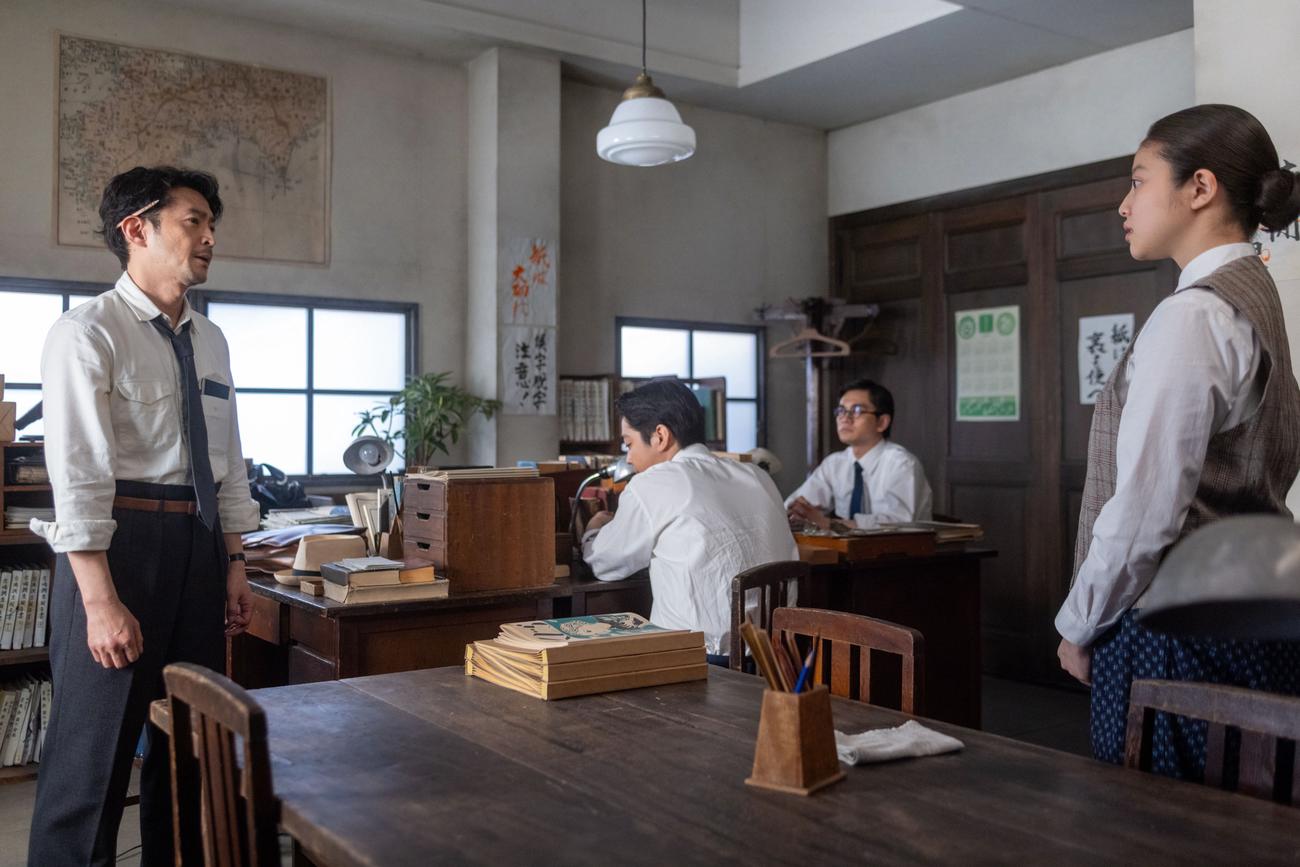 NHK連続テレビ小説「あんぱん」の1場面（C）NHK