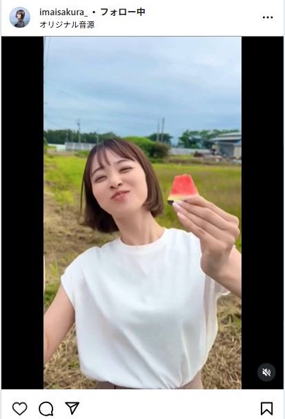 今井春花のインスタグラムから