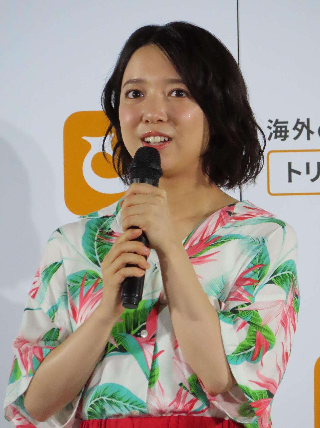 新CM発表会に出席した上白石萌音