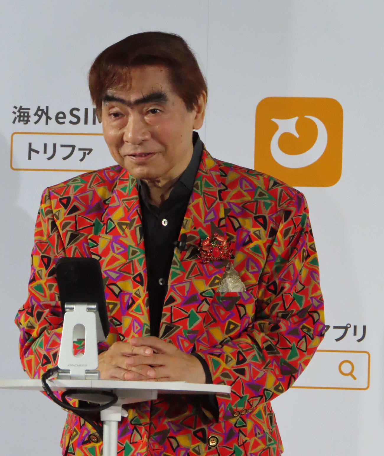 新CM発表会に出席した我修院達也