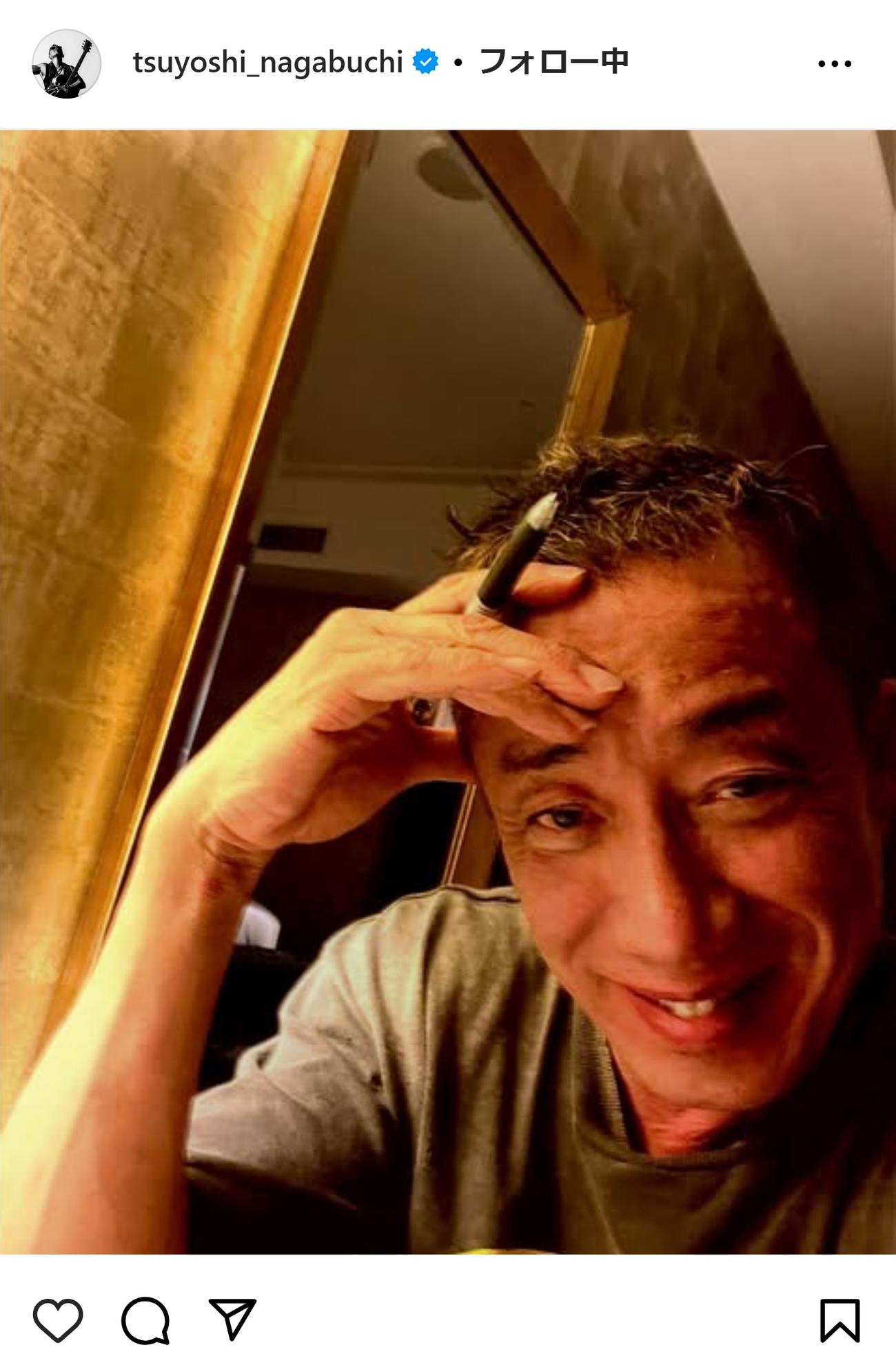 長渕剛のインスタグラムから