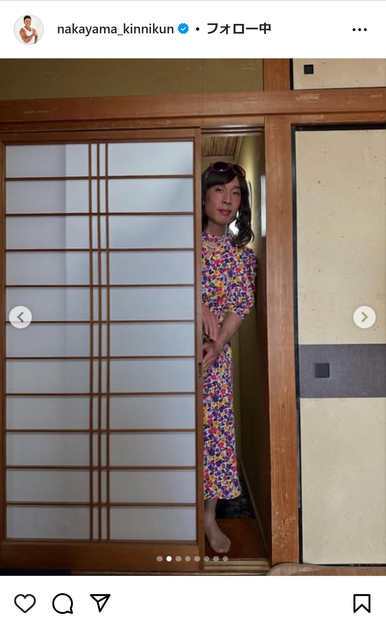 なかやまきんに君のインスタグラムから