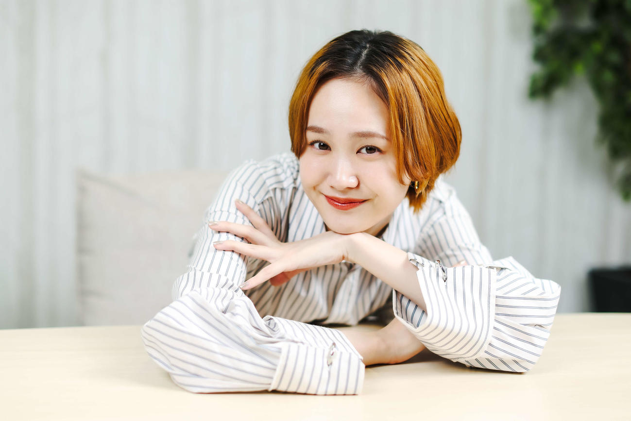 TBS系連続ドラマ「シンデレラ　クロゼット」で主演を務める尾碕真花（撮影・河田真司）