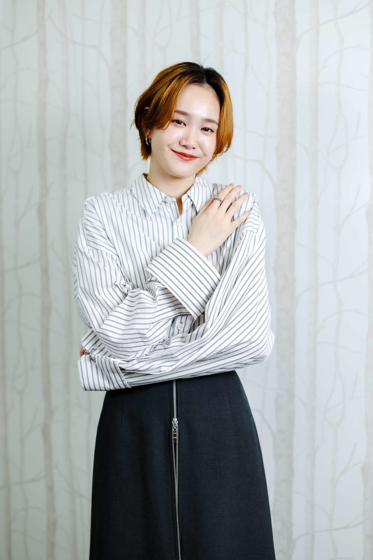 TBS系連続ドラマ「シンデレラ　クロゼット」で主演を務める尾碕真花（撮影・河田真司）