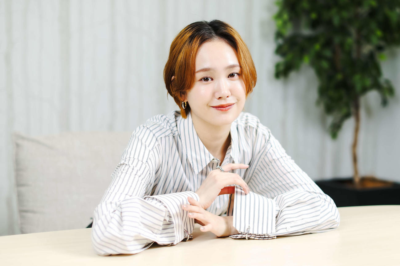 TBS系連続ドラマ「シンデレラ　クロゼット」で主演を務める尾碕真花（撮影・河田真司）
