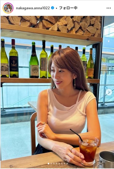 中川安奈のインスタグラムから
